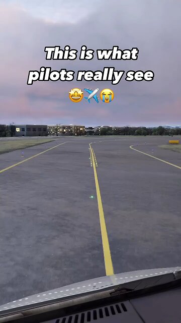 What pilot's see from inside