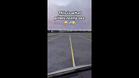 What pilot's see from inside