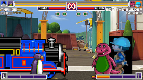 MUGEN - Pingu & Thamos vs. Barney & Bob the Builder - Download