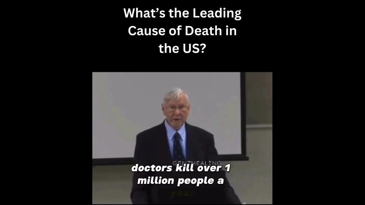 The #1 killer in America 🇺🇸 is Medical Intervention