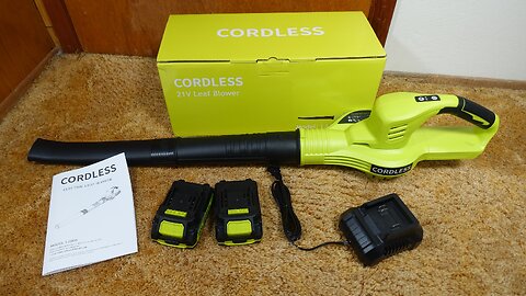 Review of Cordless Electric Leaf Blower