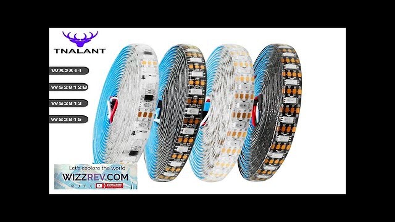 WS2811 WS2812B WS2813 WS2815 5050RGBIC Smart LED Strip Lights Individually Addressable IC Review