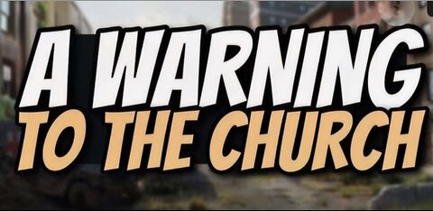 Warning! The Church Cannot Make This Mistake