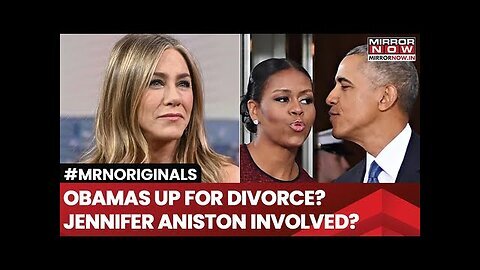 Obamas Up For Divorce. Hollywood Actor Jennifer Aniston Involved. Barack-Michelle's Ties Sour.