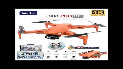 L900 Pro SE GPS Drone Profesional 4K HD 5G WIFI FPV Camera Review