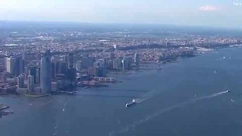 UFO seen from New York news helicopter camera