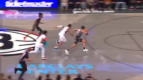 Brooklyn Nets - Killian with the steal & finish 🔥