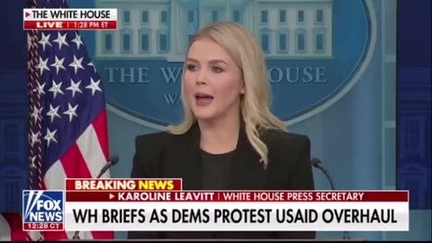 Karoline Leavitt confirms the White House will BLOCK further payments to Politico and others