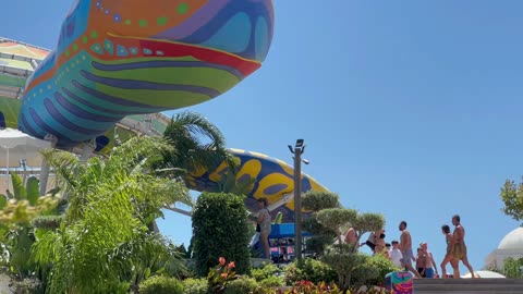 Magic Of The Aqua Park Water Park Water Slide -Hot Day #aquapark #waterslide