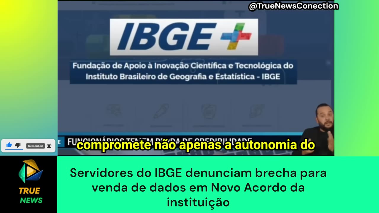 Servidores do IBGE denunciam brecha para venda de dados em Novo Acordo da instituição