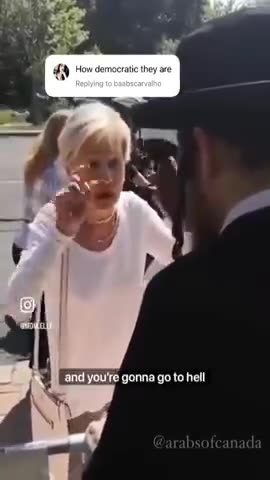 Old Lady Says jews Should Be Gassed! 🔥✡️🔥😂👍✋