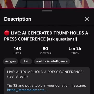 Trump answered my question