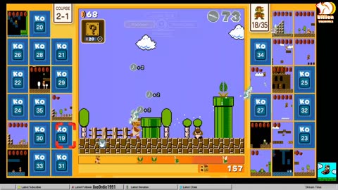 Super Mario Bros. 35 Course 2-1 in 1:14