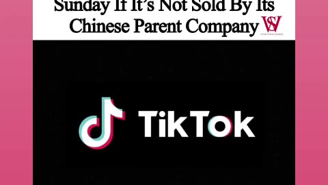 Yeah about that trump giving sells to American company for tiktok 75 days 01/21/25