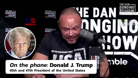 Trump Calls Dan Bongino and Briefly Discusses ‘Very Bad People’