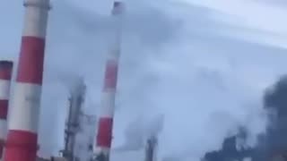 🔥❗️ Syzran Oil Refinery in the Samara region was attacked at night.