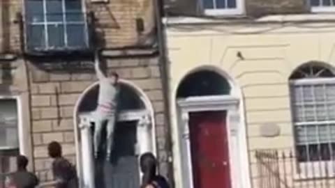 Migrants take over a building in Dublin and learn the meaning of the fighting Irish.