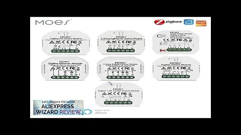 MOES Tuya ZigBee 3.0 Smart Light Switch Relay Module 1/2/3 Gang Smart Review