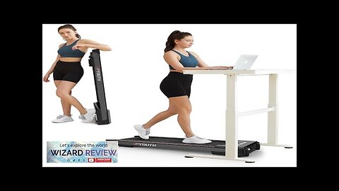 GOYOUTH 2 in 1 Under Desk Electric Treadmill Motorized Exercise Machine Review