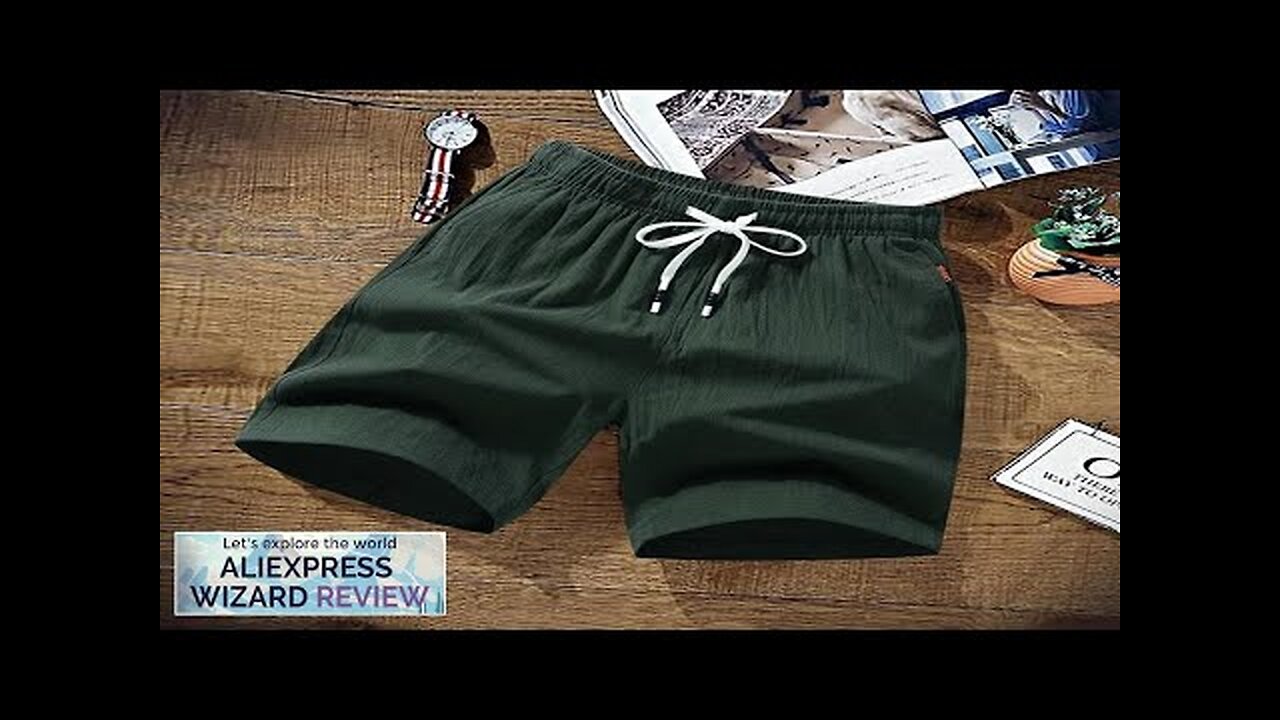 Summer Shorts Men Solid Casual Shorts Men 100% Cotton Cargo Shorts Brand Review