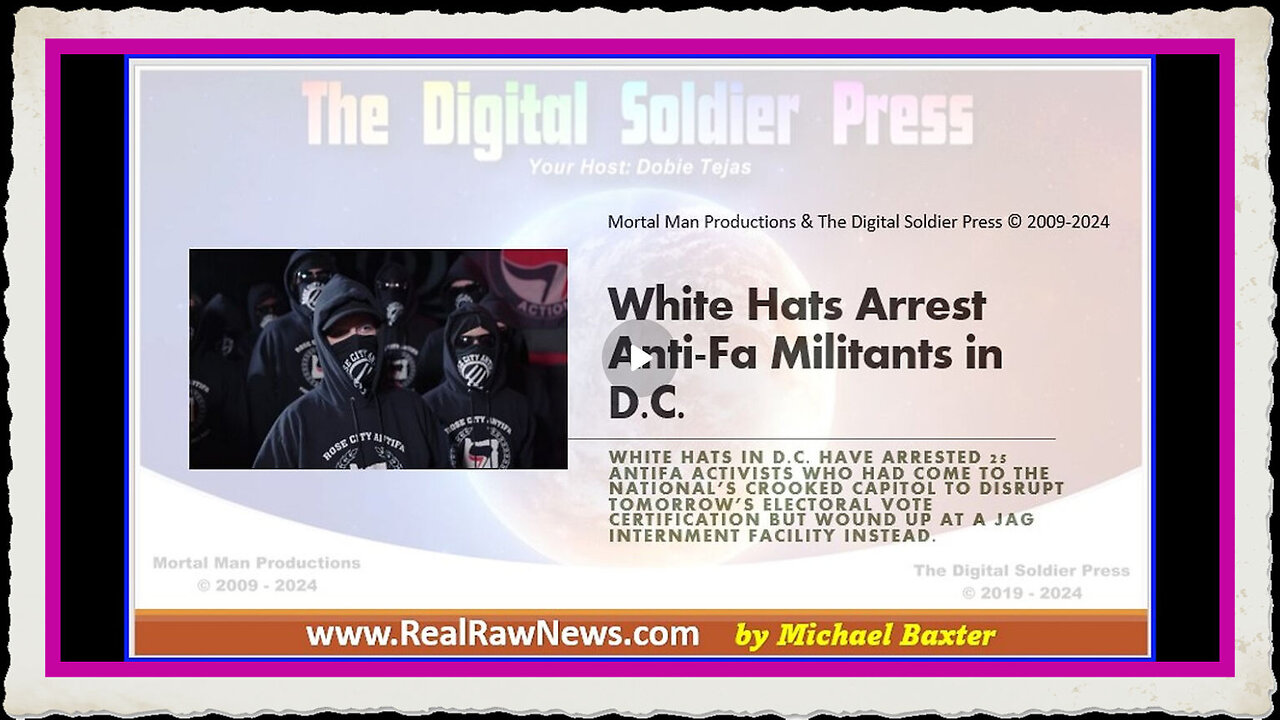 White Hats Arrest Anti-FA Militants in DC