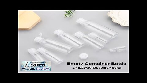 Clear Empty Travel Bottle Makeup Container Cosmetic Lotion Refillable Squeeze Jar Shampoo Review