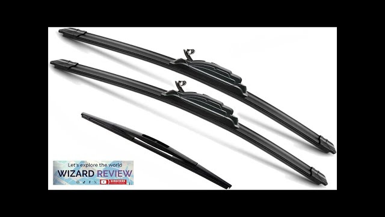 3 wipers Replacement for 2009 2010 2011 2012 2013 2014 2015 2016 Review