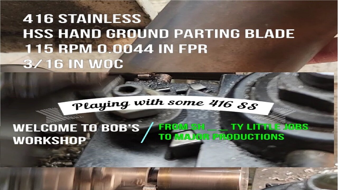 Turning Some 416 SS - Nothing Special #Short Please Subscribe to Bob's Workshop on Rumble