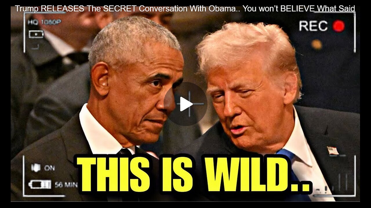 Trump RELEASES The PRIVATE Conversation With Obama?