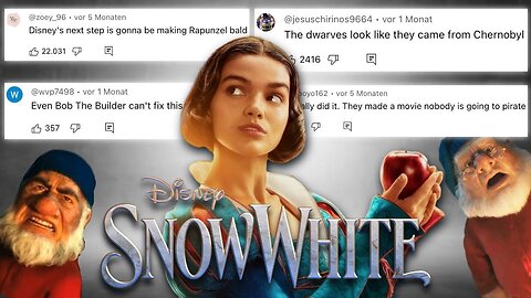 FUNNIEST Snow White Trailer Comments (as a Song) PART 2