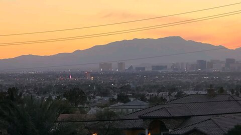 Did you see tonight's Las Vegas sunset? Check this out! 02.09.2025 #follow #lasvegas #travel #gaming