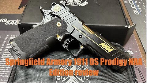 Unboxing, review, field stripping, & cleaning of Springfield Armory 1911 DS 9mm Prodigy NRA edition