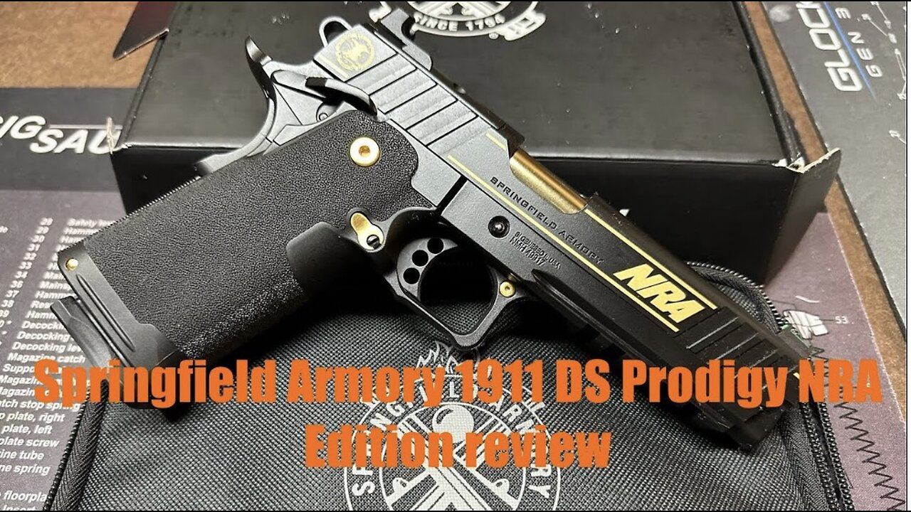 Unboxing, review, field stripping, & cleaning of Springfield Armory 1911 DS 9mm Prodigy NRA edition