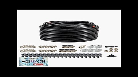 Air Compressor Line Kit 3/4'' x 200FT HDPE/Aluminum Shop Air Piping System Review