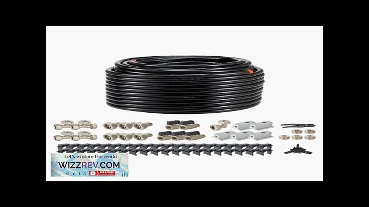 Air Compressor Line Kit 3/4'' x 200FT HDPE/Aluminum Shop Air Piping System Review