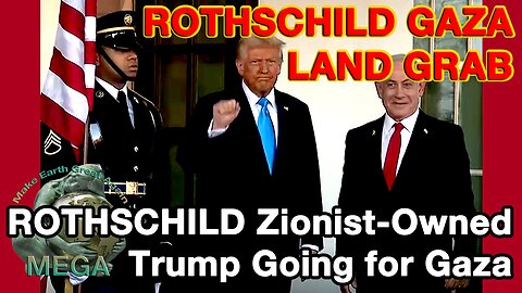 ROTHSCHILD GAZA LAND GRAB | Caitlin Johnstone: ROTHSCHILD Zionist-Owned Trump Going for Gaza + Read linked article below in the description box