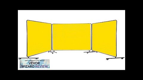 VEVOR Welding Curtain 6' x 6' Welding Screens Flame Retardant 3 Panel Review