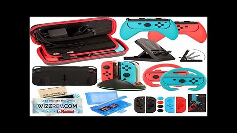 Accessories Kit for Nintendo Switch / Switch OLED Model Games Bundle Wheel Review