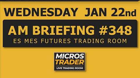 ES MES Futures Trading: Key Levels, Tips, Technical Analysis. Wednesday "AM Briefing"