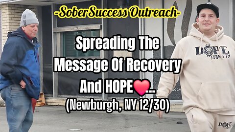 Helping Others: Spreading The Message Of Recovery & HOPE❤️🤝 #Outreach #GivingBack #SpreadingHope