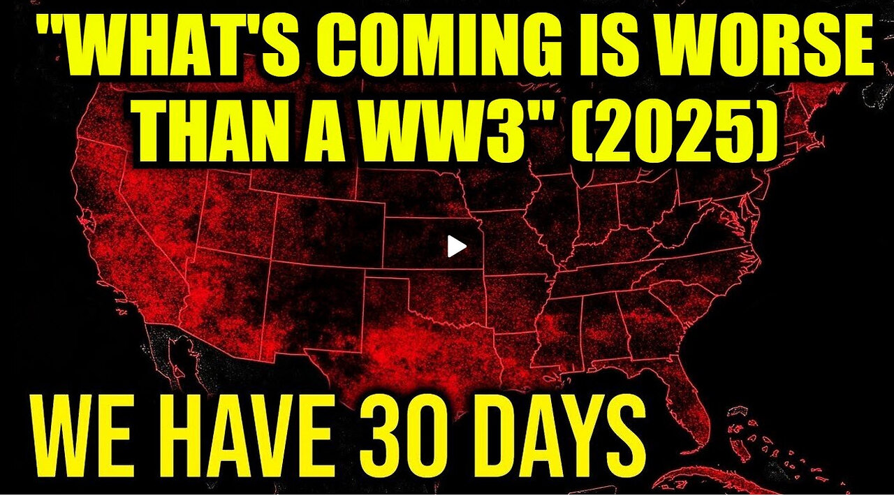 A Real Warning For America, "What's Coming Is WORSE Than A WW3" (2025)