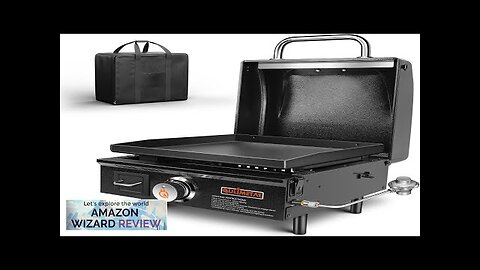 QuliMetal Table Top Grill Portable Griddle with Hood Non-Stick Flat Top Grill Review