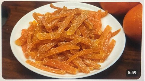 Perfect Homemade Candied Orange Peels Recipe : Ideal for Christmas