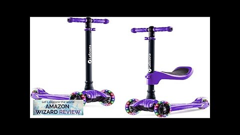 LaScoota 2-in-1 Kids Kick Scooter Adjustable Height Handlebars and Removable Seat 3 Review