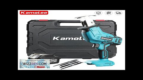 Kamolee 3600W 12000SPM Brushless Cordless Electric Reciprocating Saw Variable Speed Metal Review