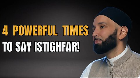 Dr. Omar Suleiman's SHOCKING Istighfar Secret You Need Daily!