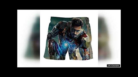 Marvel Comics Philanthropist Tony Stark 3D Printed Shorts Review