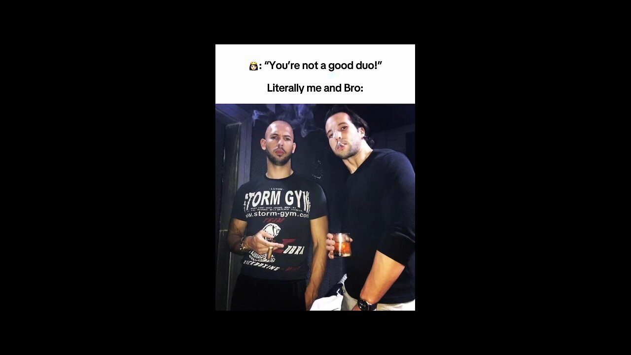 you are not a good duo