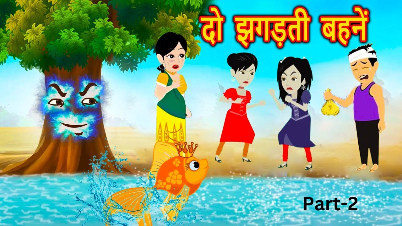 दो झगड़ती बहनें || Hindi Kahaniya | Moral Stories | dui Jhograte behen | Bedtime Stories Part -2