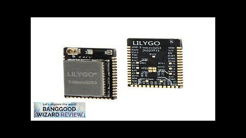 LILYGO T-Micro32-S3 ESP32-S3 Development Board ESP32-S3FH4R2 ESP32 Module WiFi Bluetooth 5.0 Review